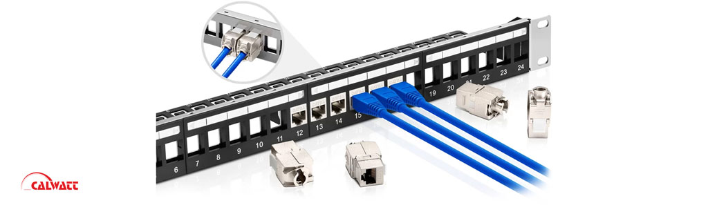 کیستون شبکه cat7 پچ پنل